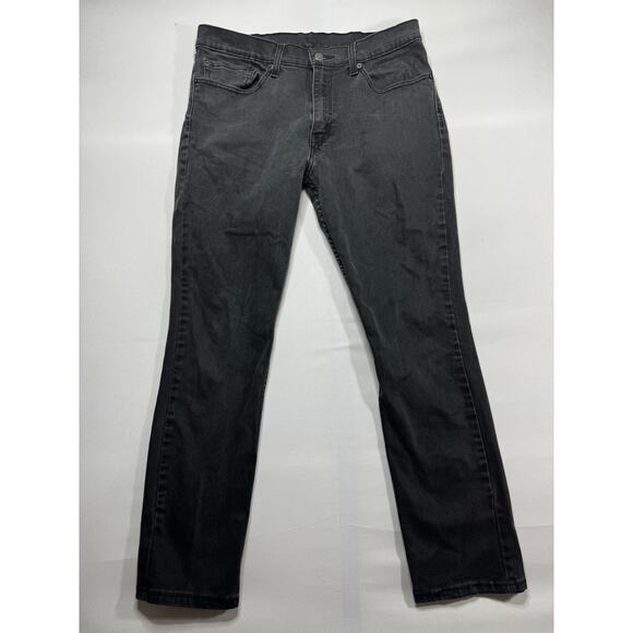 Levi's 511 Men's Slim Fit Straight Leg Black Denim Jeans - Size 34x30 (34x29) - Picture 1 of 5
